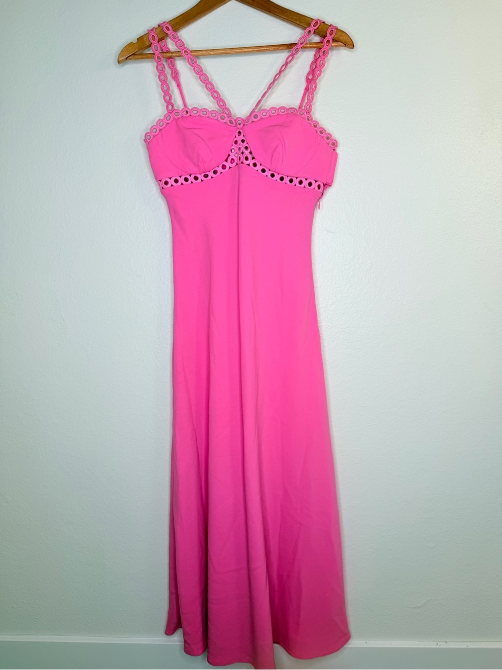 NWT ✨ Jonathan Simkhai Pink Midi Dress Sz 2 $795